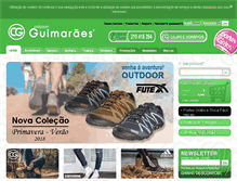 Tablet Screenshot of calcadoguimaraes.pt